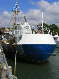 insulating an ex-trawler